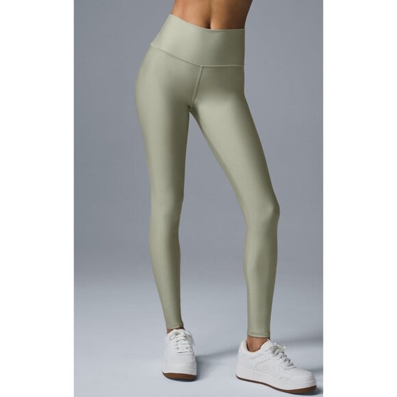 Alo High-Waist Airlift Legging Limestone Hi-Rise Waisted Tights Skinny Pants S - Picture 1 of 12